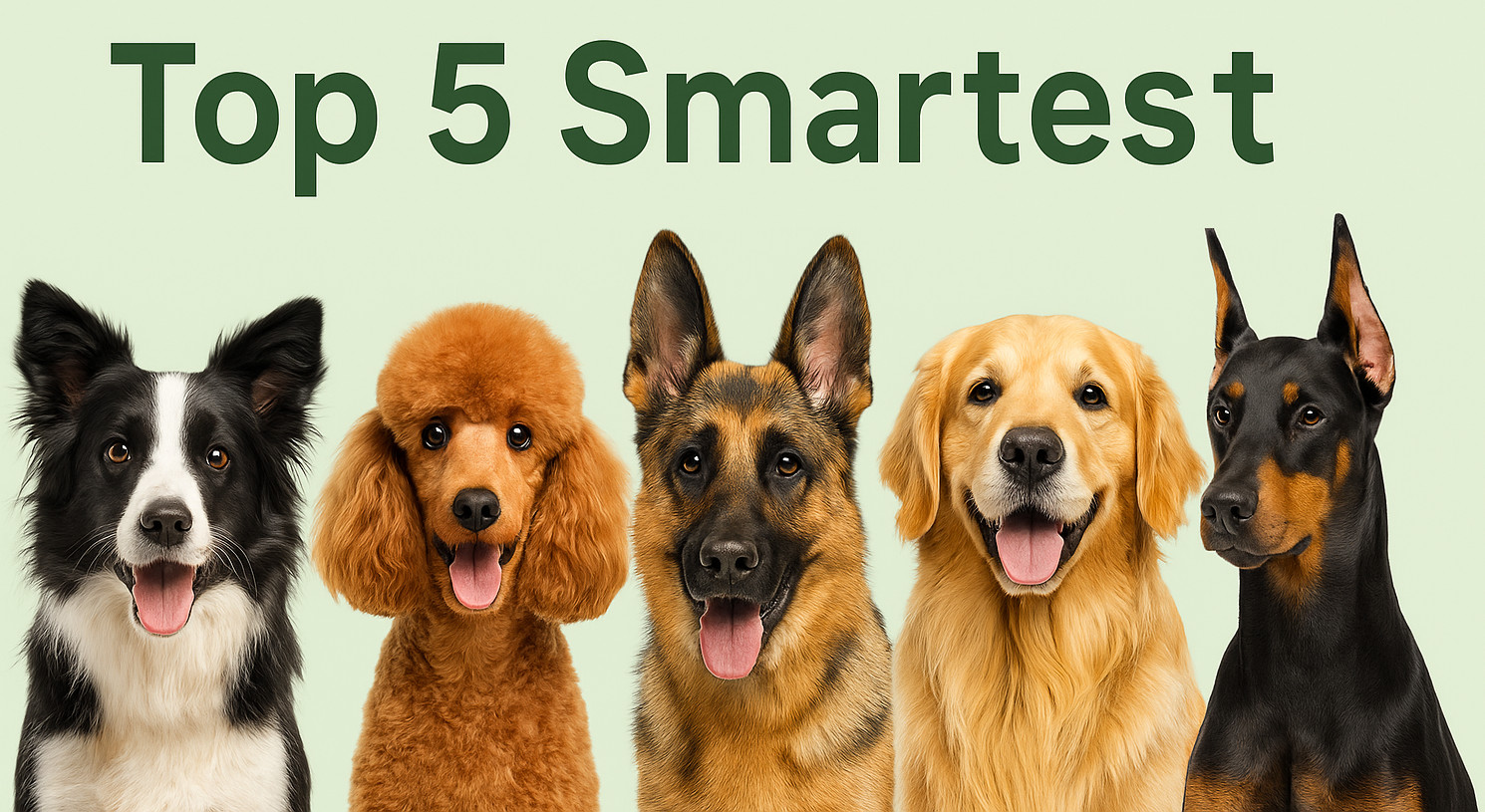 Top 5 Smartest Dog Breeds — and Why - PetInfo4Us